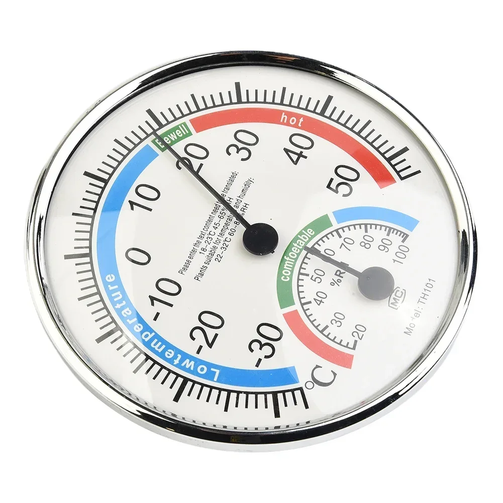 1pc Thermometer Hygrometer Thermo Analog Humidity Indoor Climate Control Home Room Outdoor Garden Restaurant Measuring Tools