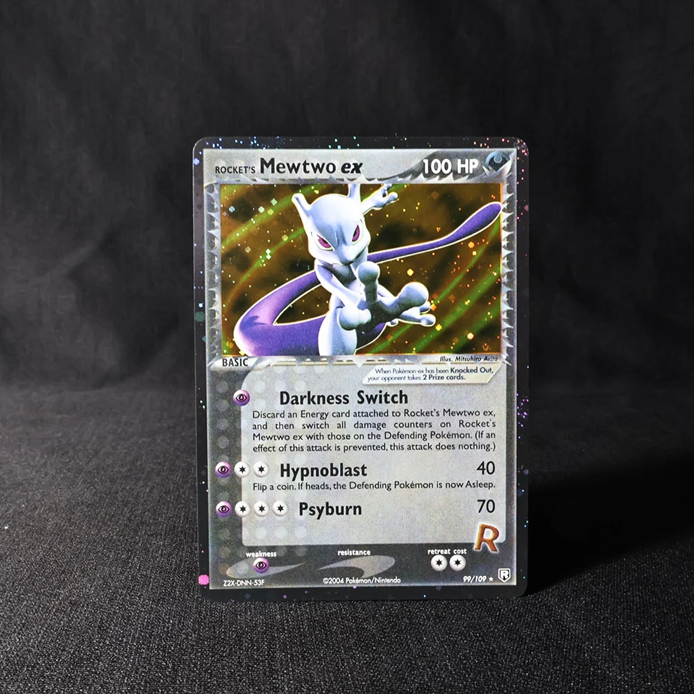 

Proxy PKM PTCG 2004 EX Team Rocket Returns Darkness Proxy Foil Cards Game Collection Anime Cards Toys Gifts.