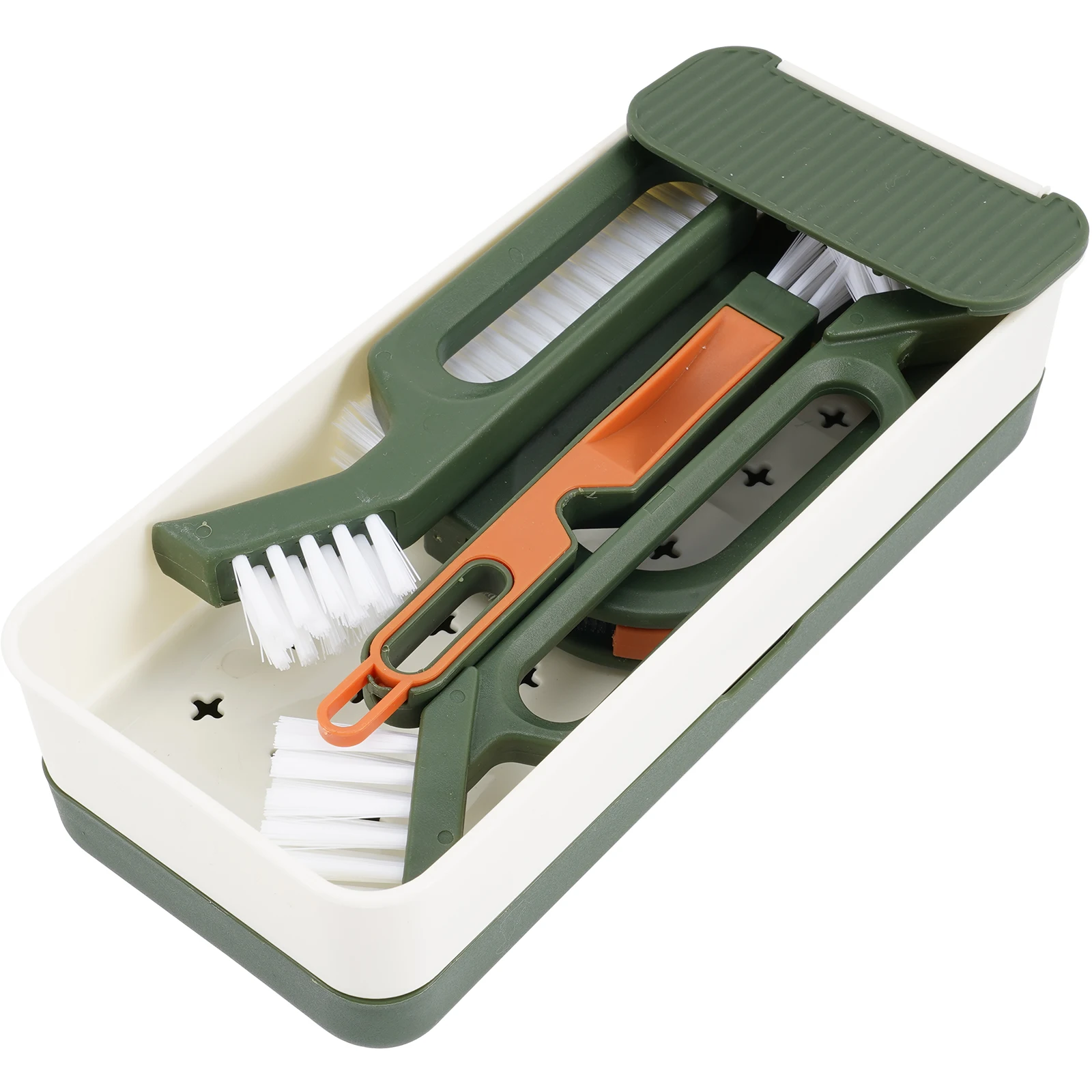 

Crevice Brush Set Plastic Gaps Cleaning Tools Window Track Groove Small Spaces Household Dirt Removal Corner Cleaner Efficient