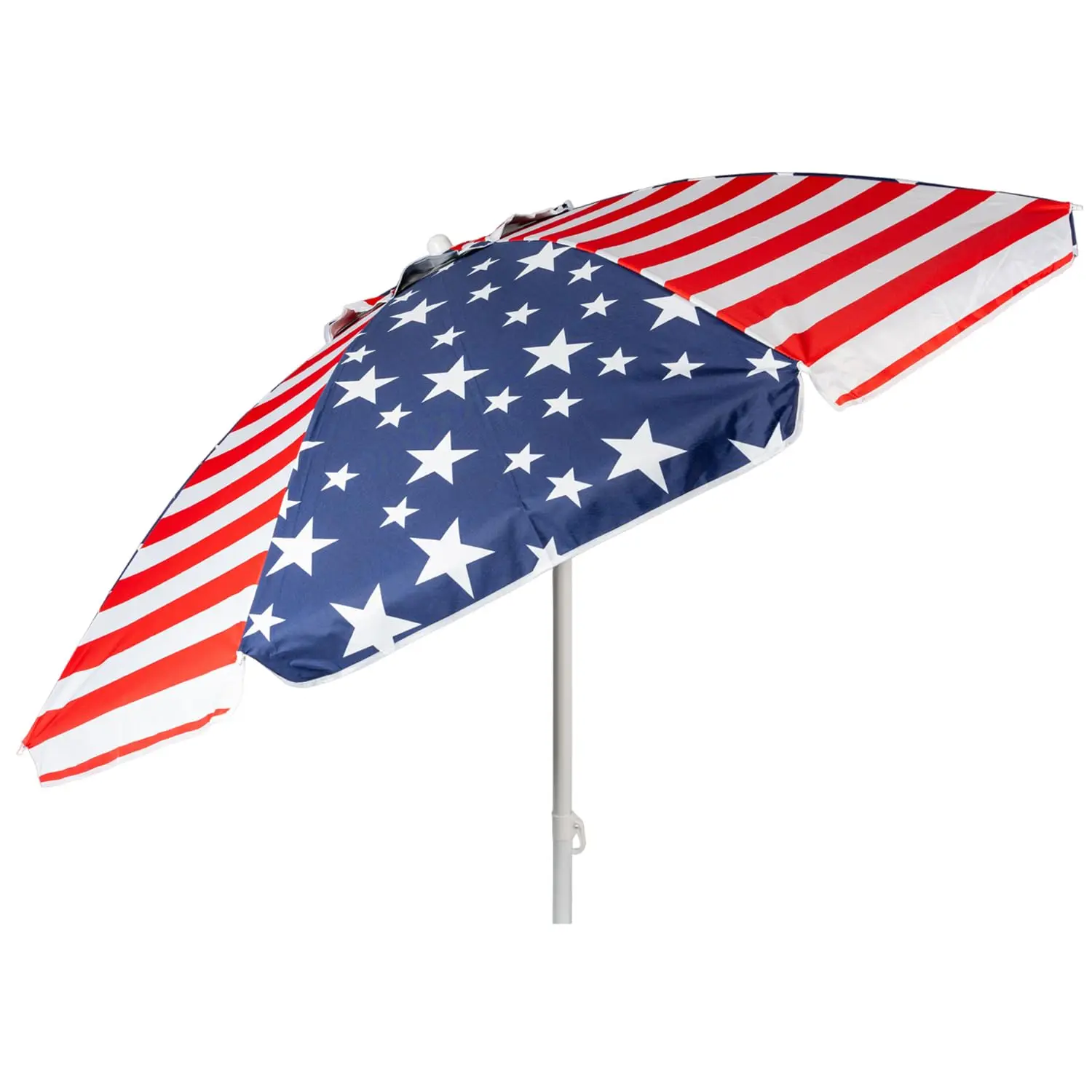 

Зонт для патио и пляжа 6,5 футов с механизмом наклона, вентиляционным отверстием и соответствующей сумкой для переноски, защита от УФ-излучения 100 UV Factor