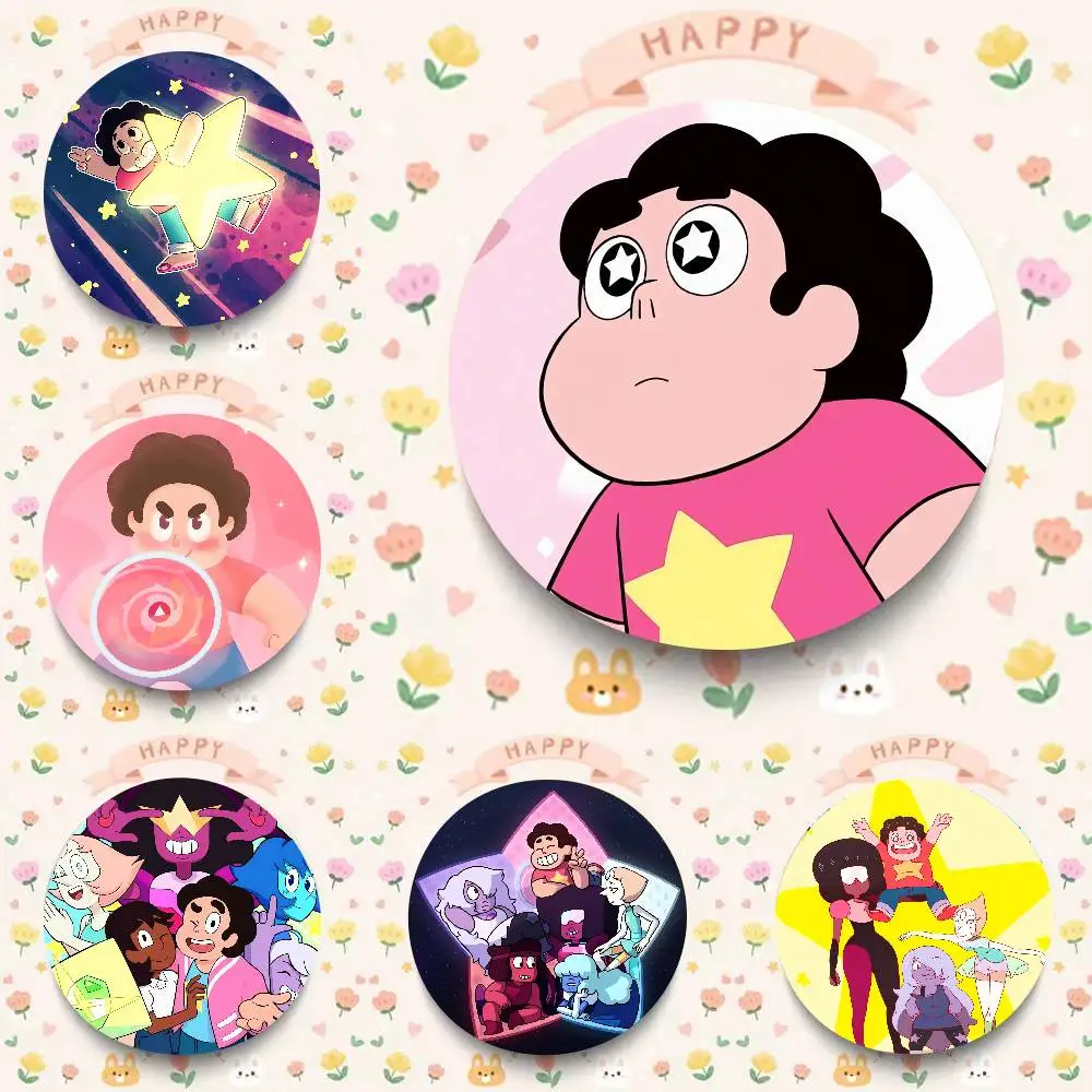 Anime Steven Universe Anime Manga Pins Cartoon Badge Backpack Clothes Collar Lapel Pin Jewelry Accessories
