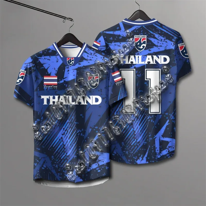 

Thailand 3D Printed Short Sleeved Summer Street T-shirt Men's Breathable T-shirt Lightweight And Comfortable Short Sleeved Tops