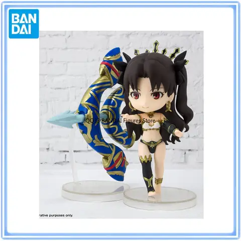 Bandai Original Figuarts Mini Fate/Grand Order Ishtar Q Version Action Figure Model Desktop Ornaments Collectible