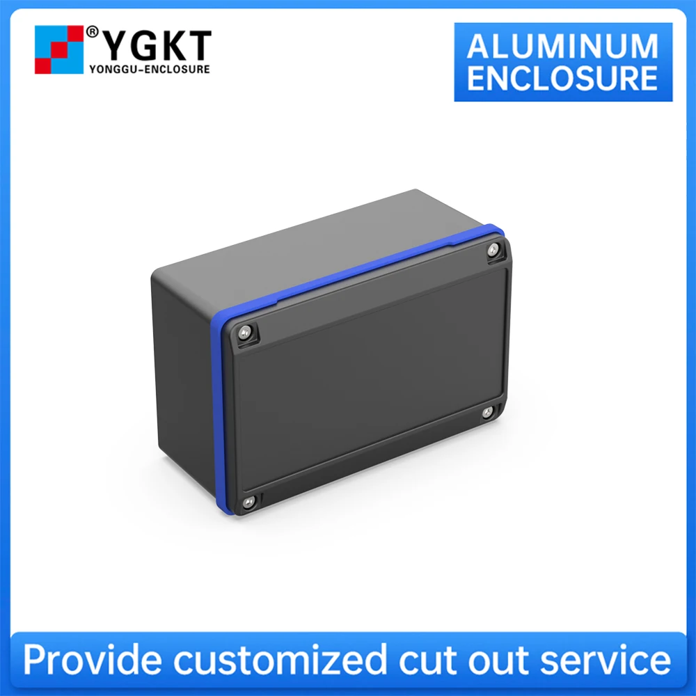 

Aluminum Electronic Enclosure Project Injection Casting Housing Die-casting Waterproof Junction Box T05 127.4 * 82.4MM