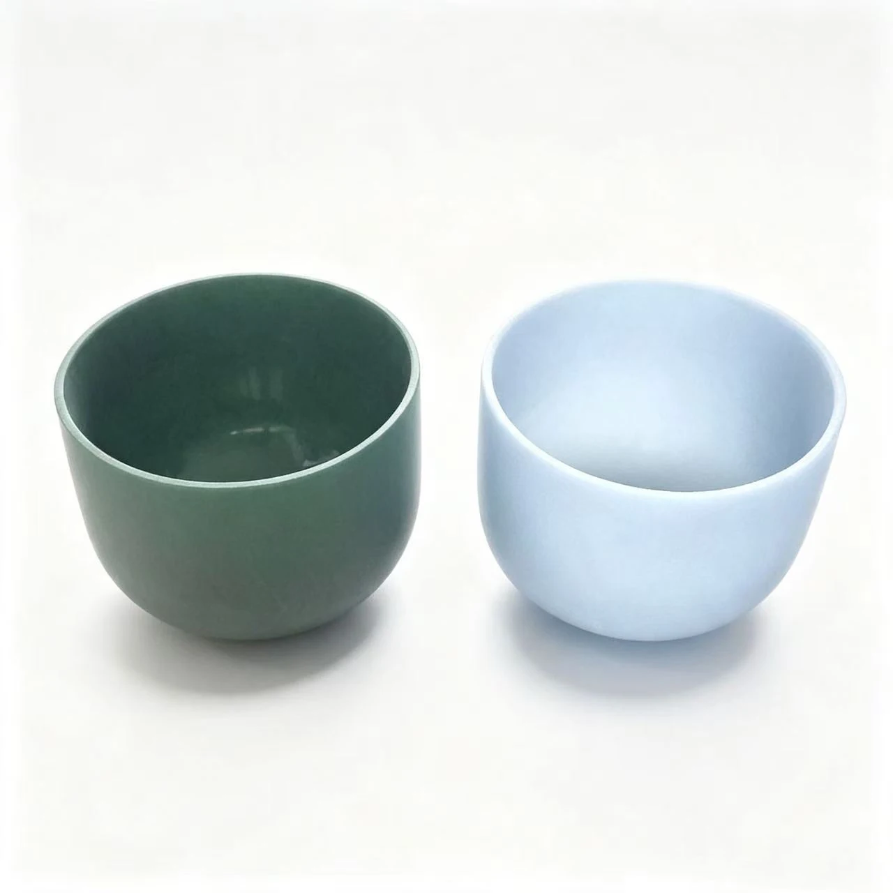 Hye-eun 8-10inch 2-piece Set of Gemstone Fused Crystal Singing Bowl 8