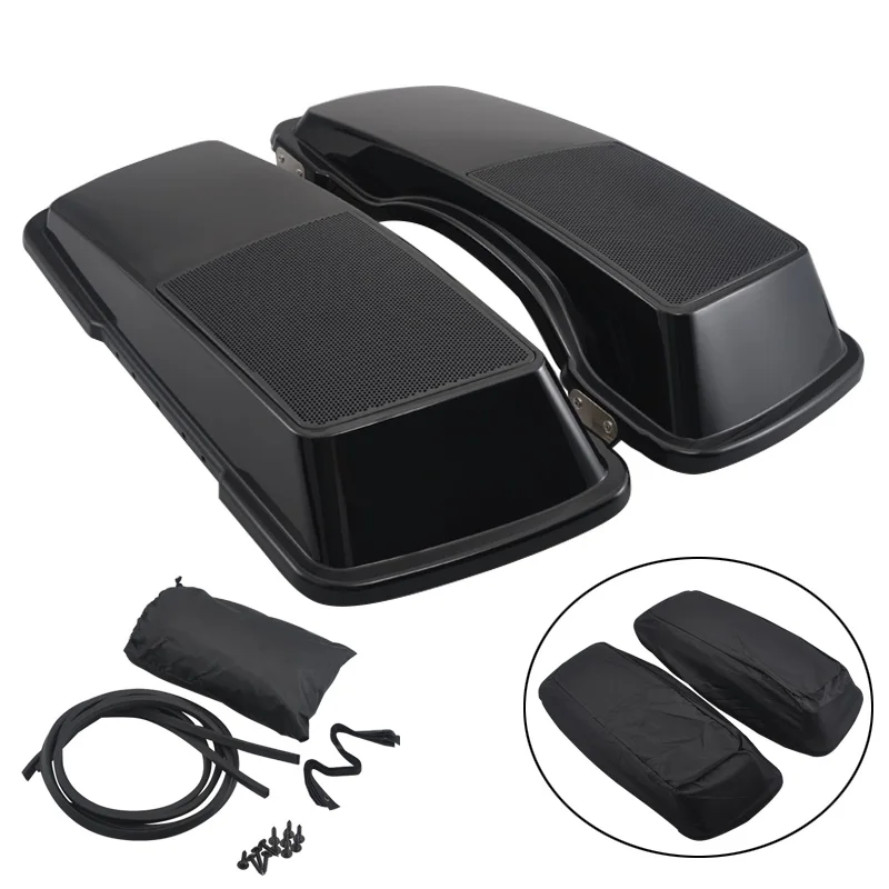 

Motorcycle 6"x9" Saddlebag Speaker Lids Speaker Covers For Harley Touring Street Electra Glide Road King Ultra FLHT 1993-2013