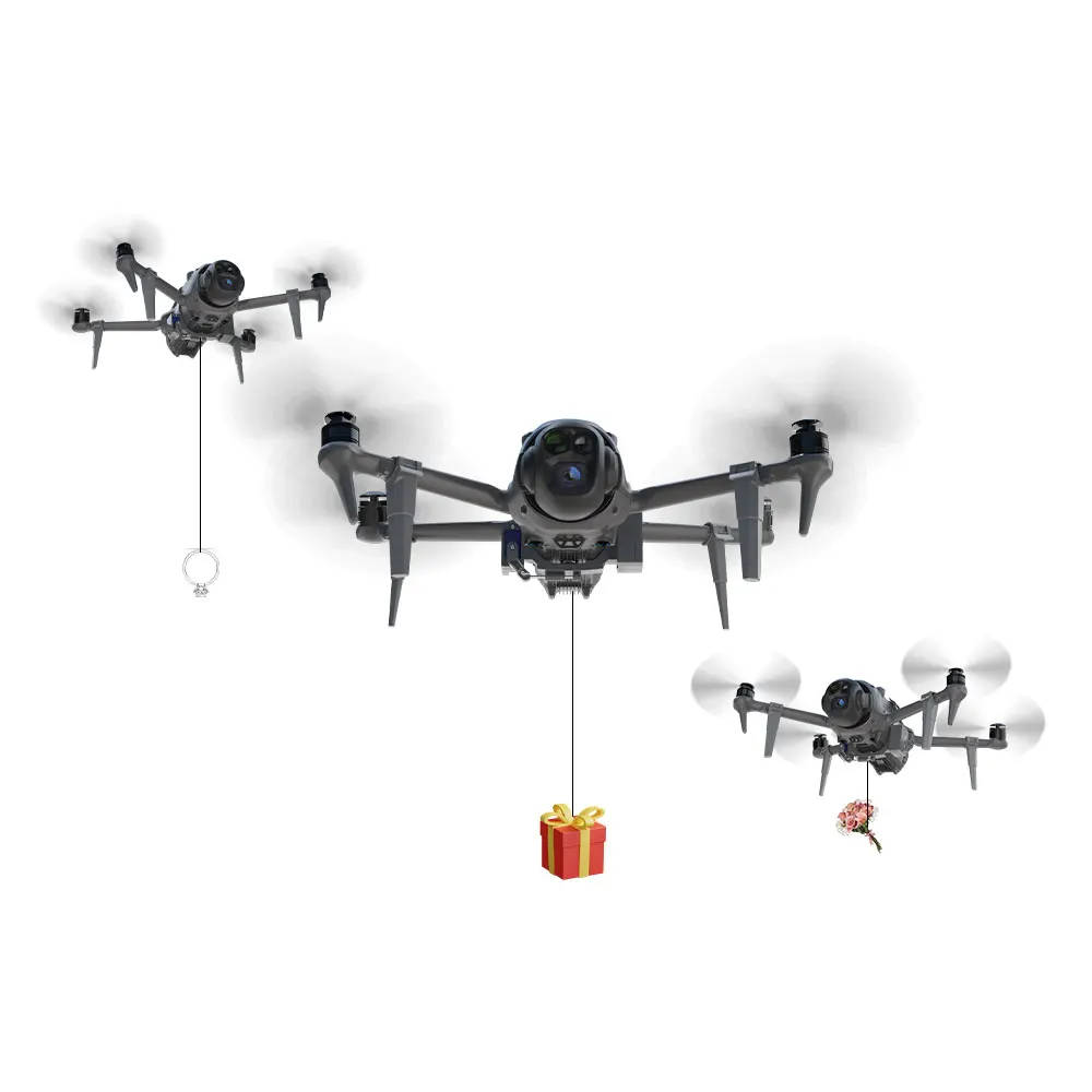 

Drone Airdrop System for DJI MAVIC 4 PRO Wedding Proposal Delivery Device with Tripod