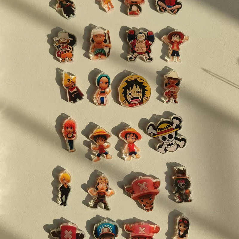 Calendario de Adviento de Navidad de una pieza acrílica 2D, día Fun24Days, caja ciega de cuenta regresiva de Halloween, colección de Anime, regalos de juguete, caja ciega