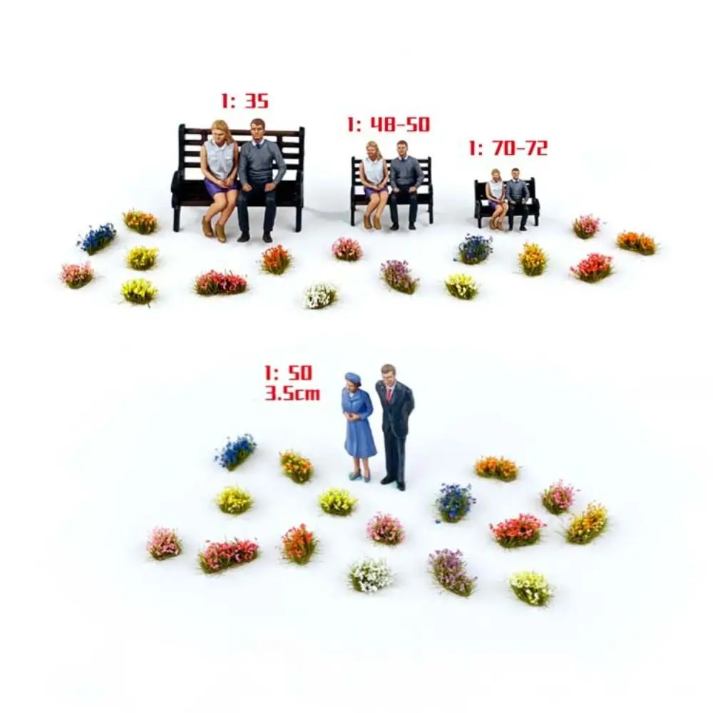 Simulation Miniature Flower Cluster Plant Materials DIY Building Flower Grass Model Model Making Artificial Static Flower Model