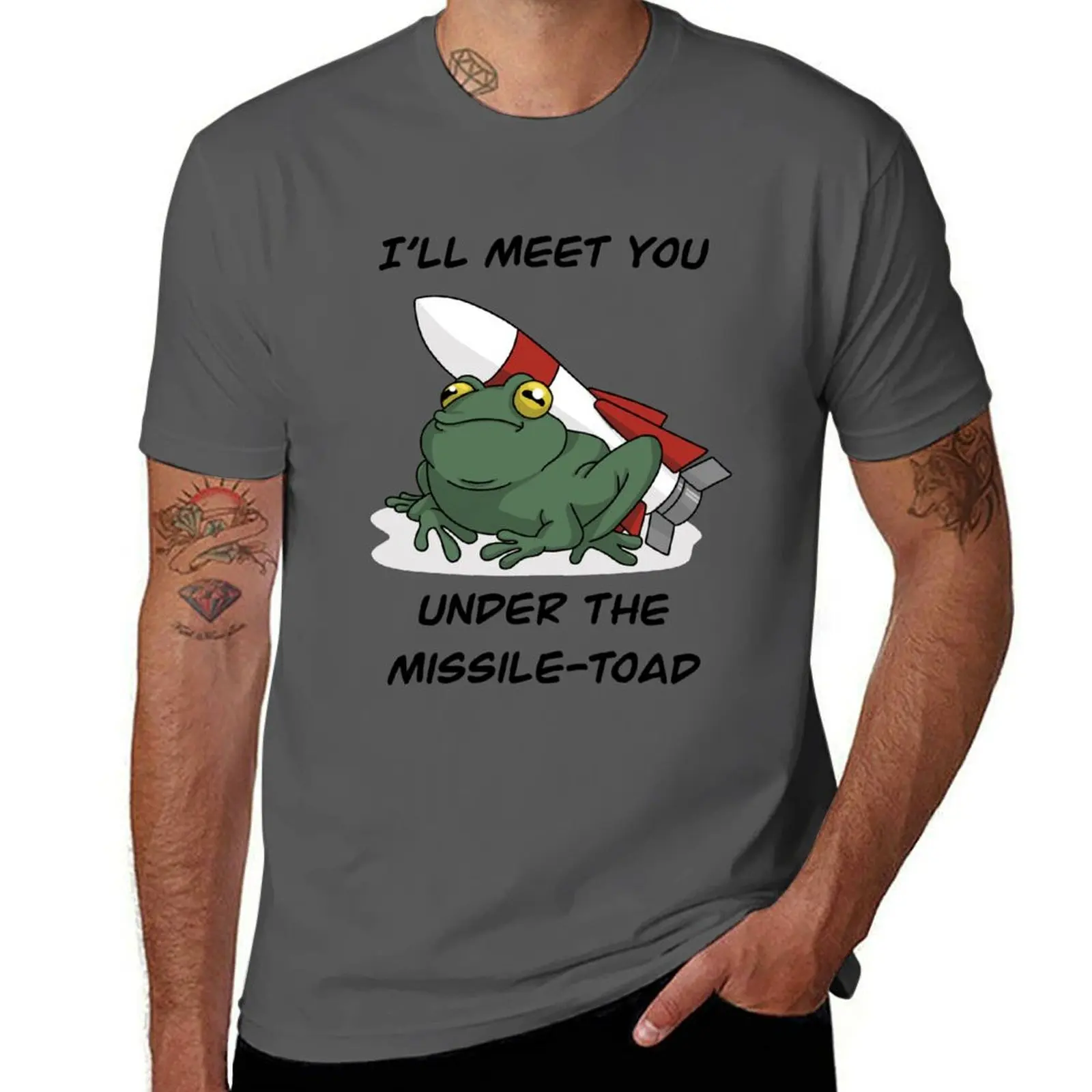 I’ll meet you under the missile-toad T-Shirt croswit shirt man essential t shirt shirts graphic man t shirt Men's t shirts