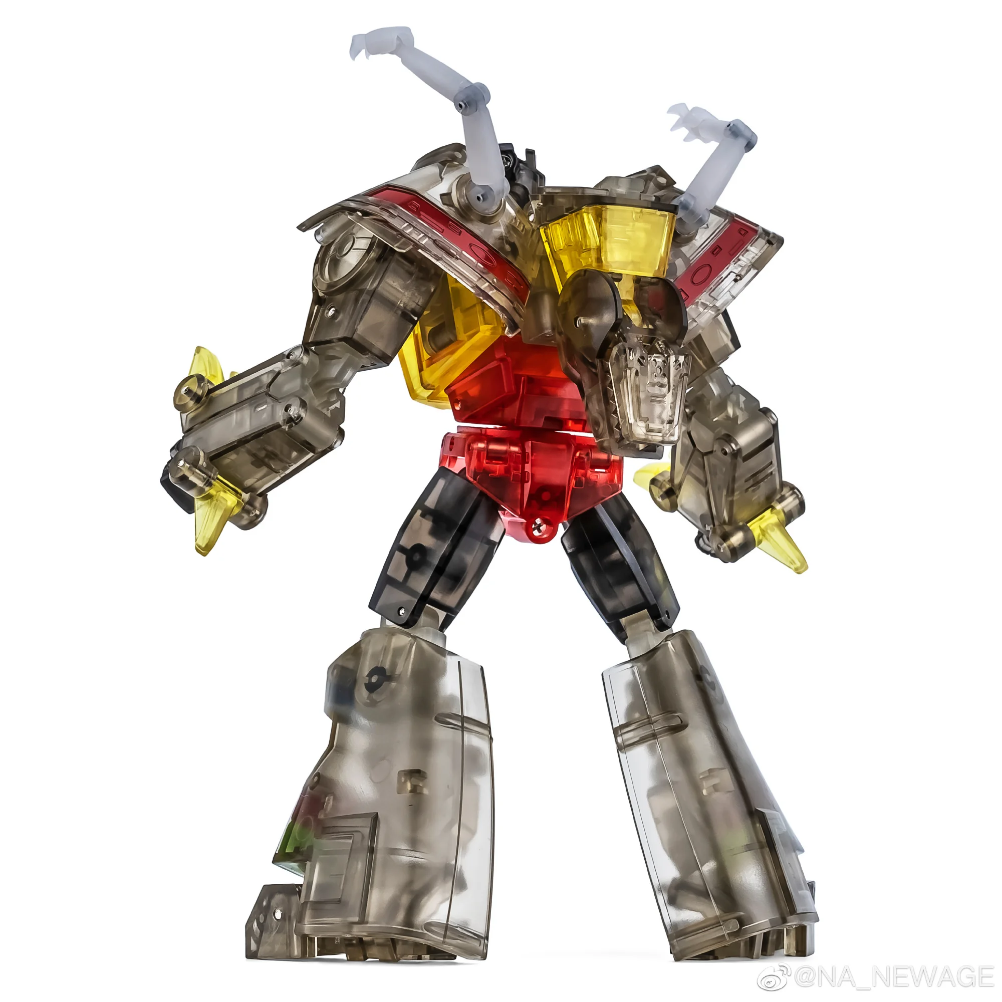 NEW IN STOCK Newage Transformation NA H44T Transparent Grimlock Ymir G1 Animation Small Scale Action Figure With Box