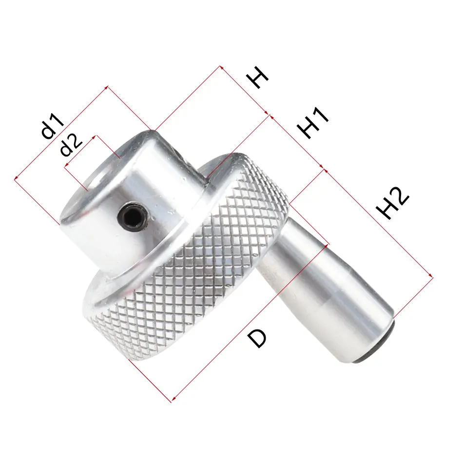 Aluminum alloy hand wheel embossed anodizing valve round light hole top wire knob cnc