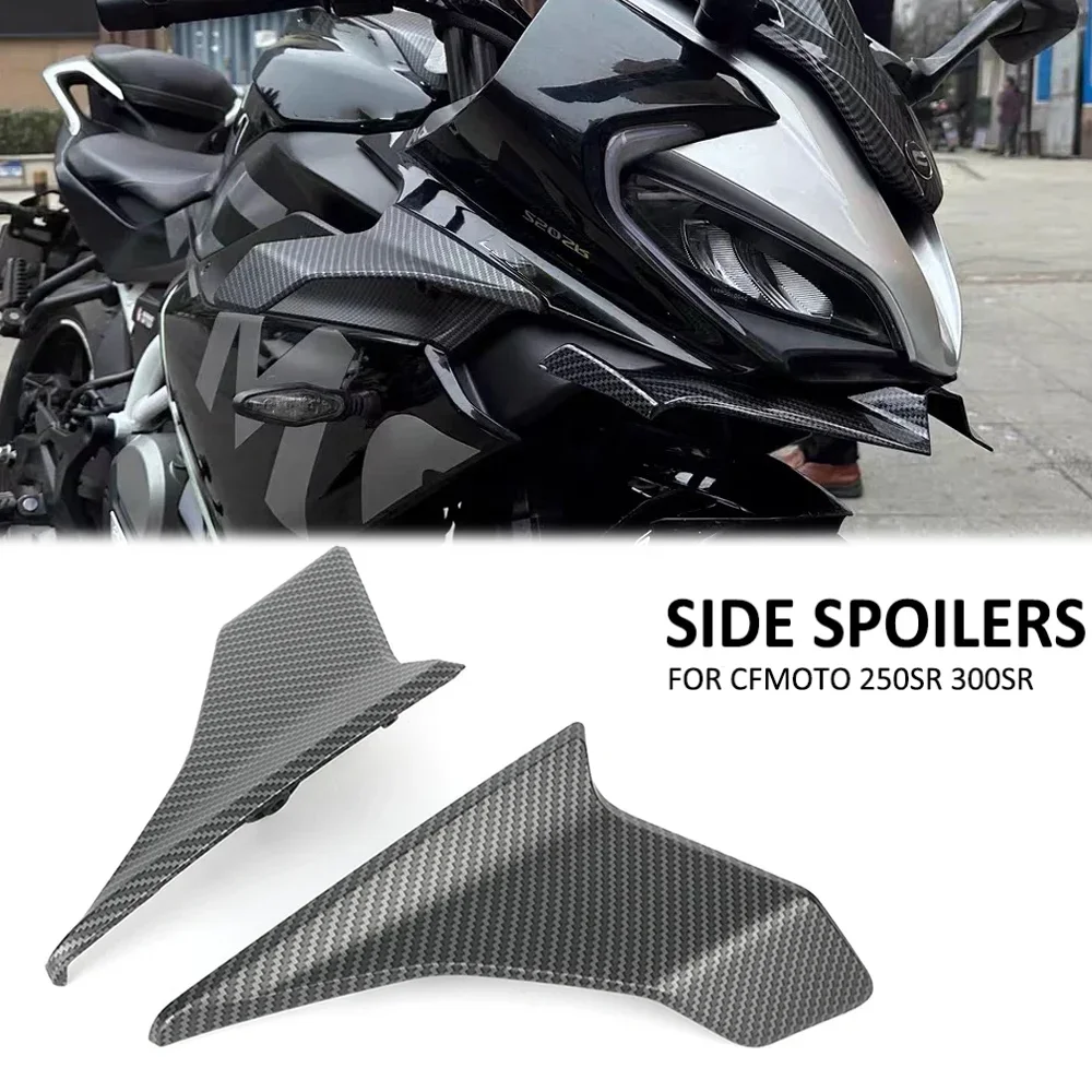 FOR CFMOTO CF250SR CF 250SR 250 SR 300SR Motorcycle Parts Side Downforce Naked Spoilers Fixed Winglet Fairing Wings Deflectors