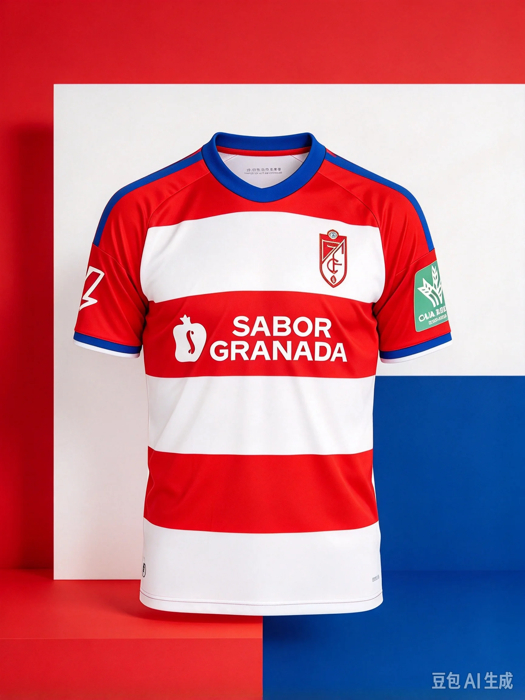 26_27 Spain Granada CF Football Jersey Unisex Short Sleeve Quick Dry Sports T-shirt, Fashion Streetwear Digital Parent