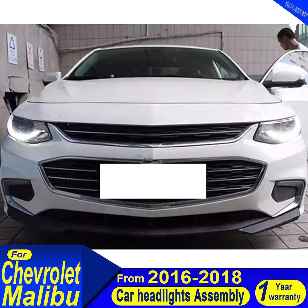Car Styling for Chevrolet Malibu XL LED Headlight 2016-2018 Dynamic Signal LED DRL Hid Bi Xenon Auto Head Lamp  Accessories