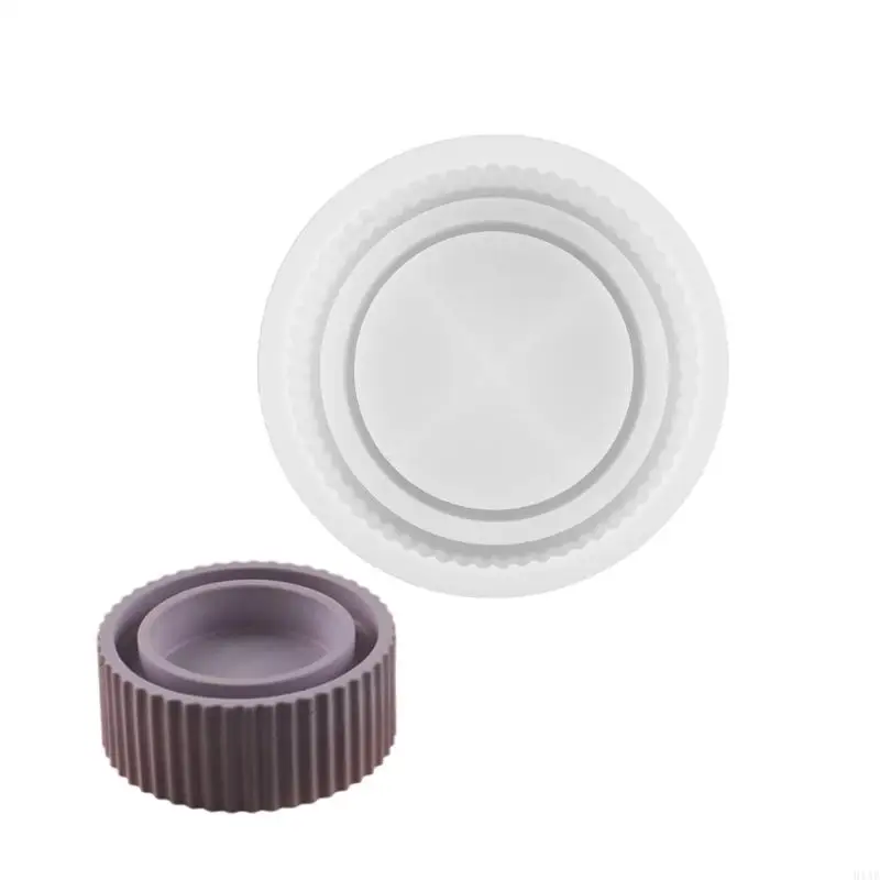 91AF Silicone Crafting Mold Holders Moulds Round Organizers Molds Base Molds Suitable for Hand-Making