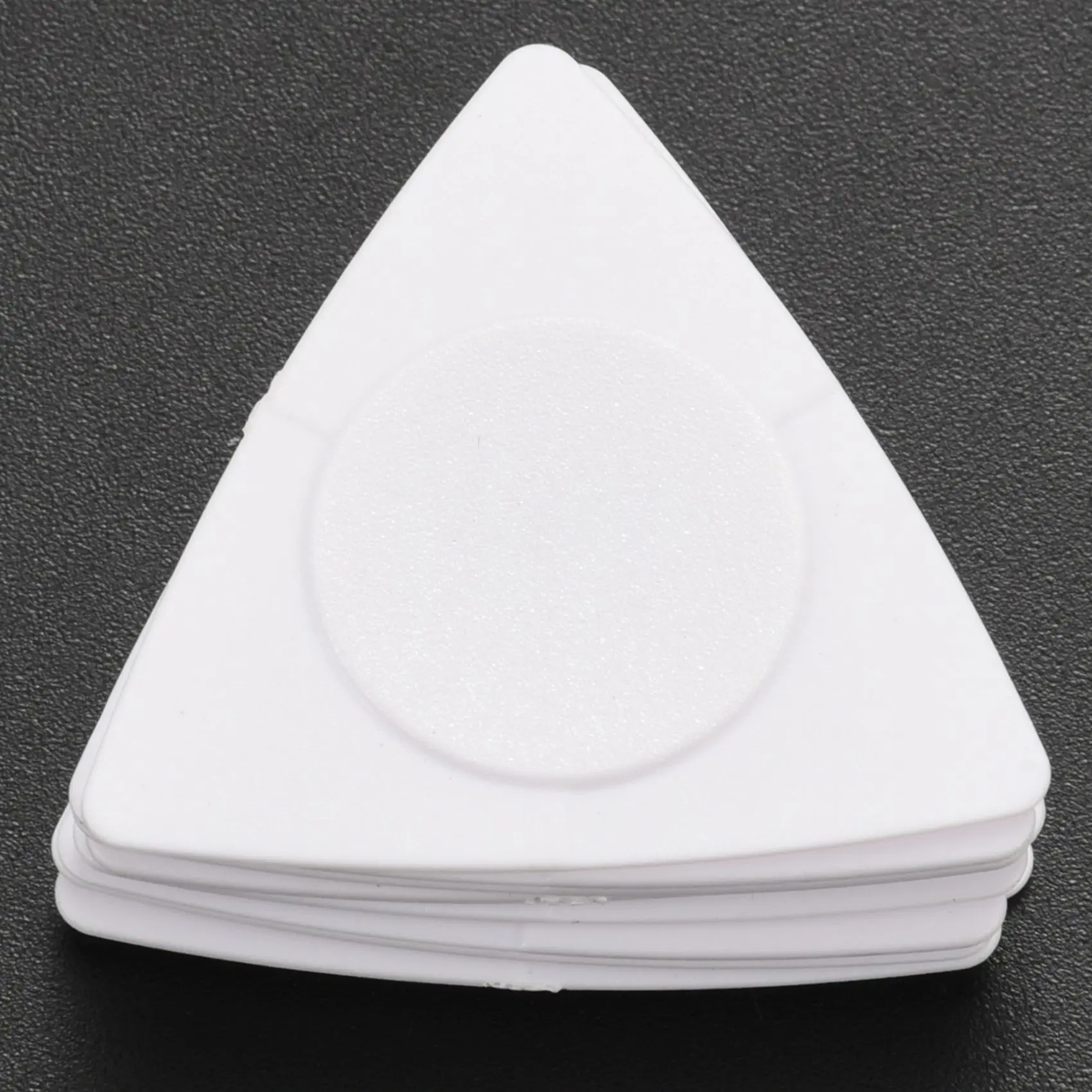 Flanger 10pcs Triangle-Guitar picks 1.0 0.75 0.5 mm Thickness in PC + ABS Material Antislip Style Picks White