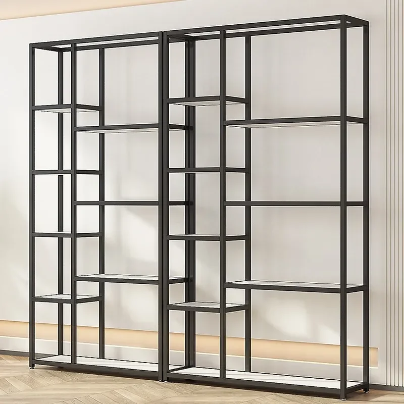 For Trophy Display Rack Multi Layer Product Sample Cabinet Live Stream Office Partition Storage Shelf Organizer Stand