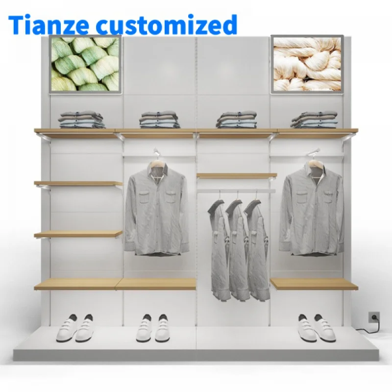 （customized）Modern New Design LED Light Wall Display Rack Suitable A Variety Shop Of Scenarios Product Display