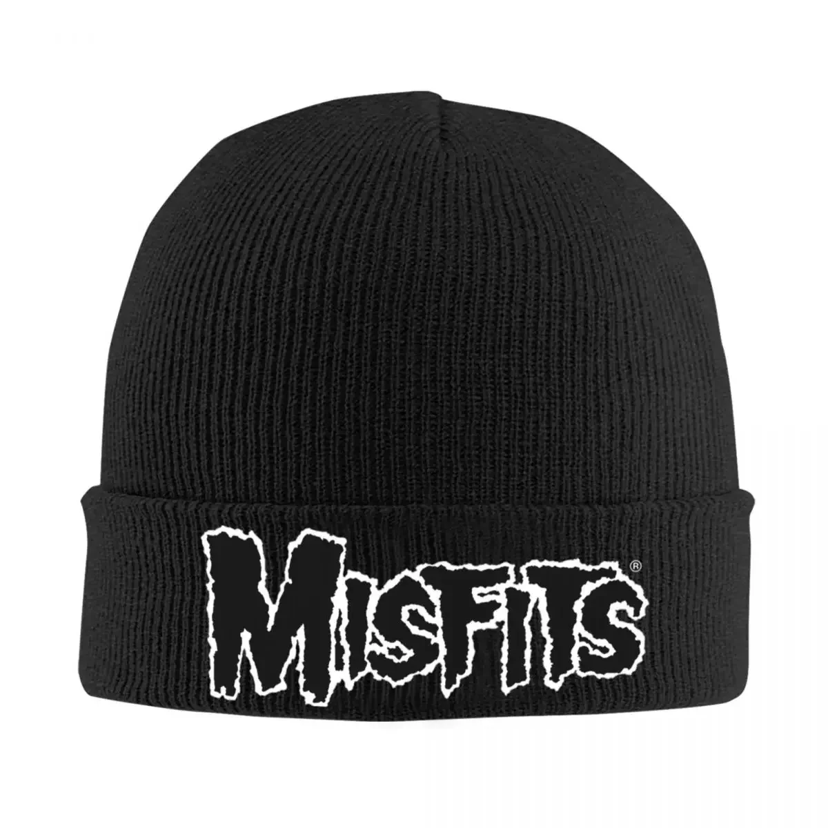 M-Misfits Bonnet Hats logo Beanie Hats Graphic Knitted Hat Winter Y2K Cool Men Women Unisex Gym Elastic Cap