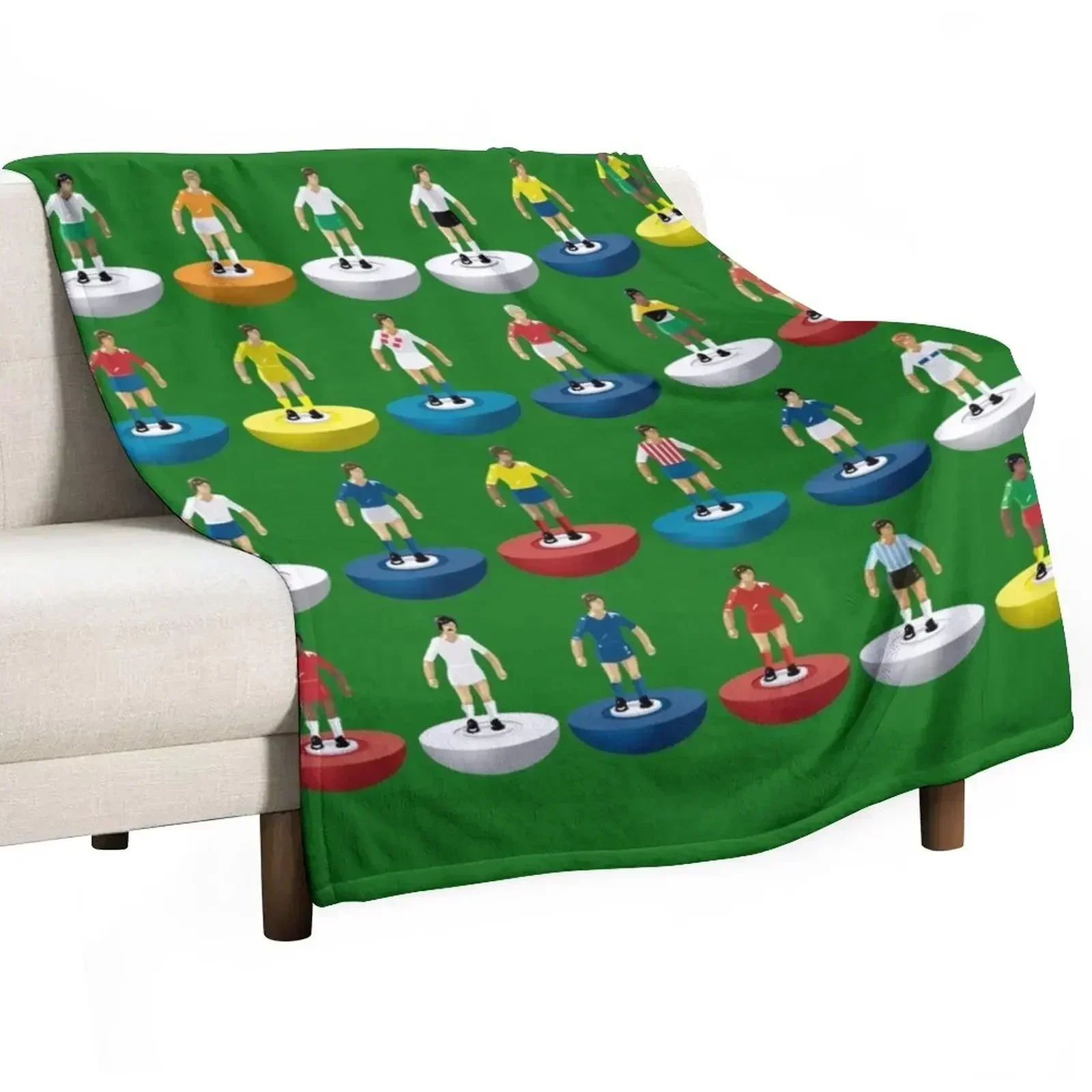 World Subbuteo players Throw Blanket Luxury Thicken Luxury Designers Blankets