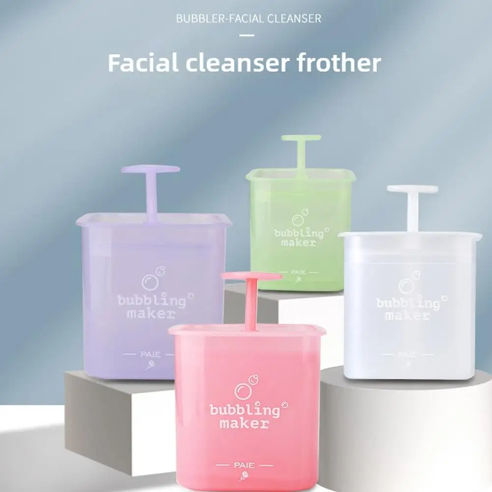 Cleanser Foamer Schuimende Schoon Tool Bad Shampoo Bubble Badkamer Zeep Apparaat Schuim Maker Foamer Dispenser Herbruikbare D2g4