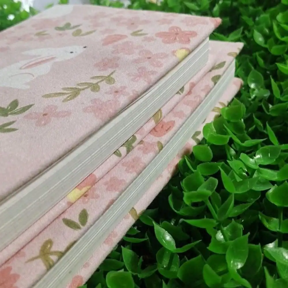 A5 A6 Rosa Weiß Kaninchen Notebook Abdeckung Planer Fall Abdeckung Schutzhülle Journal Cover Schutz Büro Schreibwaren – Detail 8