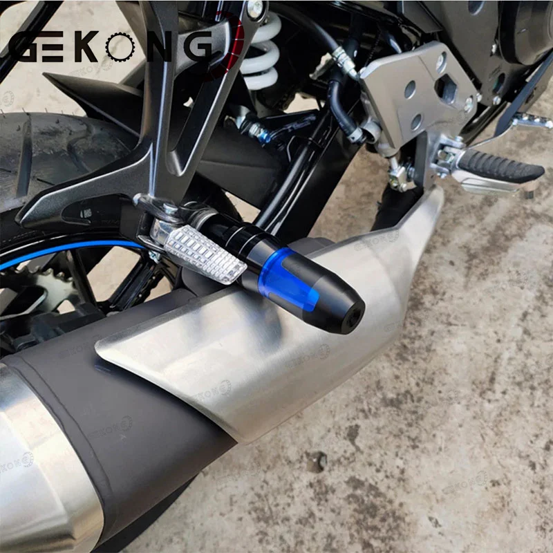 لإعداد للسباق DUKE 125 200 250 390 790 Duke إطار عادم الدراجة النارية المتزلجون وسادات التصادم ملحقات حامي السقوط #5