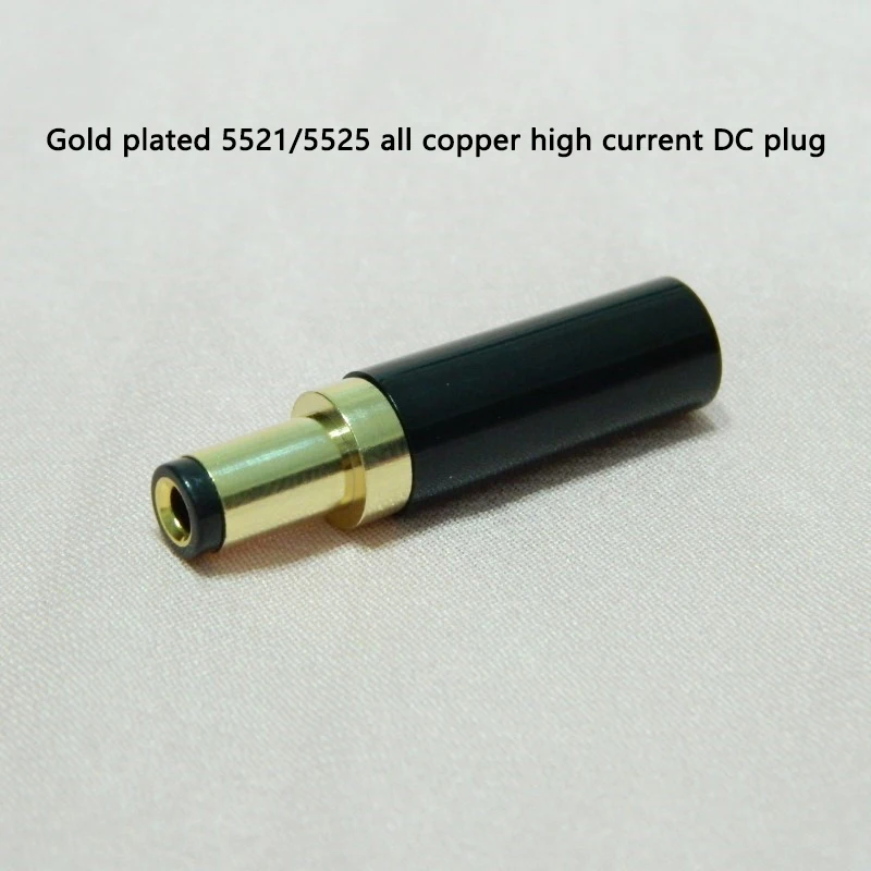 النحاس مطلية بالذهب 5.5*2.1/2.5 عالية التيار تيار مستمر قابس طاقة لتقوم بها بنفسك سلك لحام 3.5*1.35/4.0*1.7 تيار مستمر موصل الذكور #3