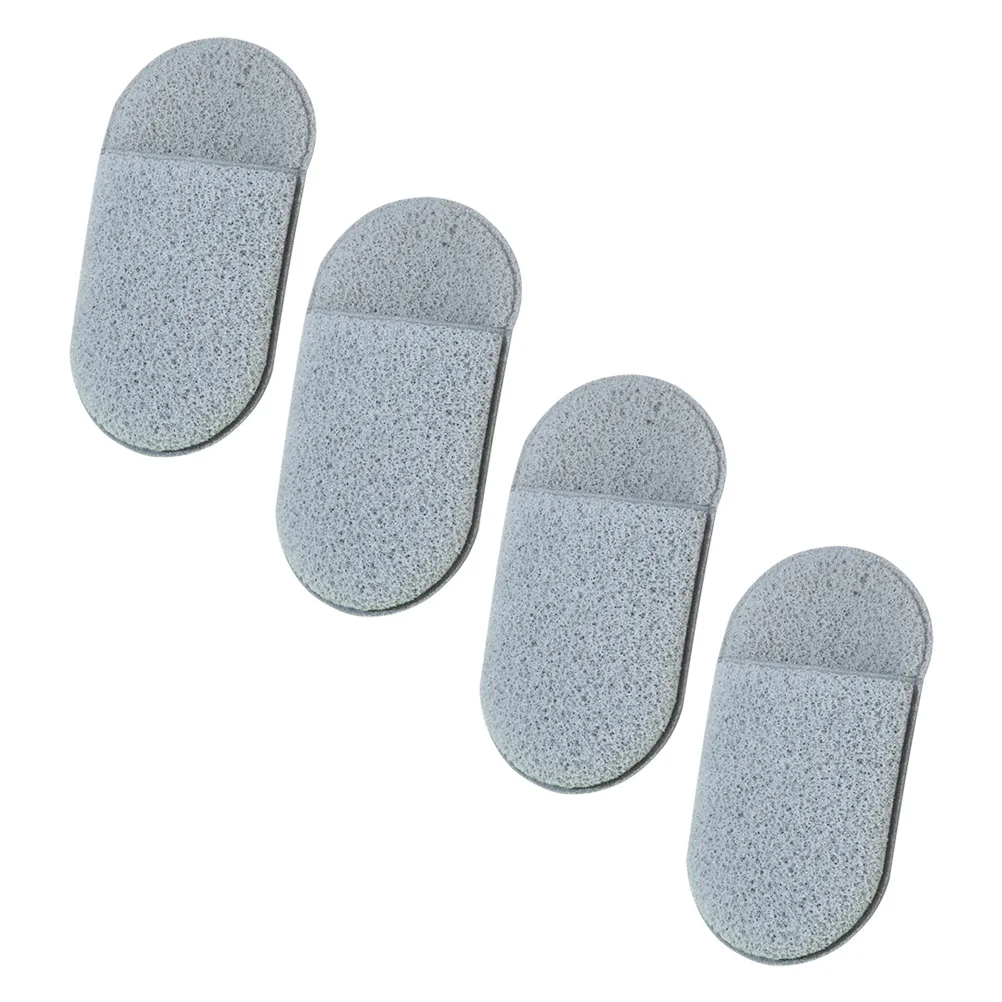 4 قطع من إسفنجات غسيل الوجه اللطيفة لتنظيف الوجه وإزالة المكياج وسادات تقشير ناعمة أدوات العناية بالبشرة