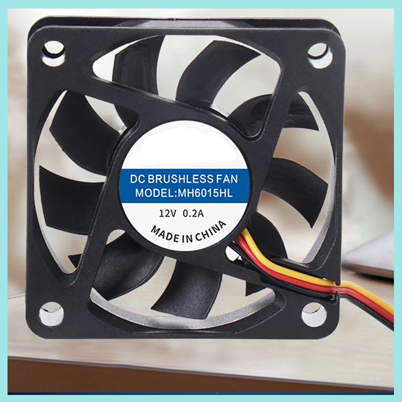 

6015mm DC fan hydraulic bearing 5V 12V 24V 3D printing car light aromatherapy machine DC cooling fan B2