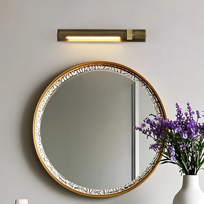 Northern europe indoor door number lighting，vintage living room wall light ，brass special led lamp for bathroom mirror