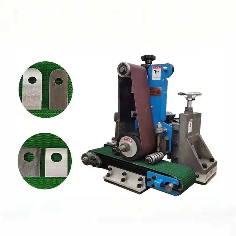 Electric Flat Polishing Machine Deburring Desktop Grinder Stainless Steel Plate Wire Drawing Metal Rust Small Sanding
