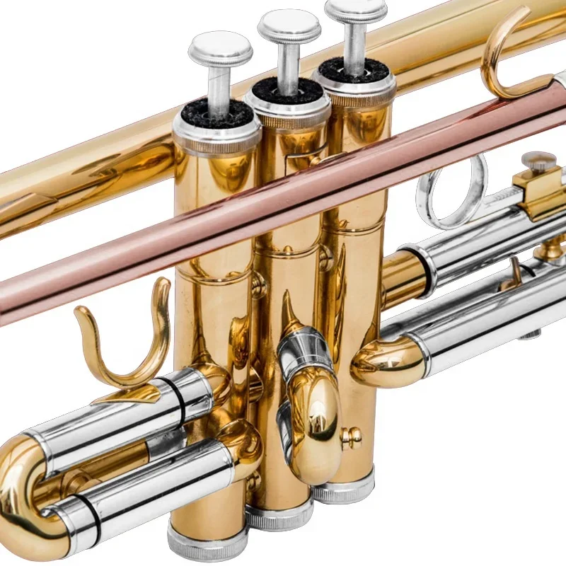 

Custom Trumpets brands wind musical instrument trumpet bb beginner trumpets brass band lacquered gold