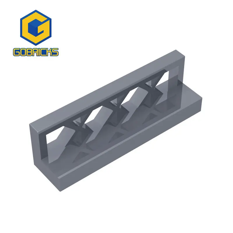 Gobricks 1PC 3633 MOC Recinzione in mattoni 1x4x1 compatibile con pezzi di giocattoli per bambini Assembla blocchi di costruzione Tecnici GDS-881