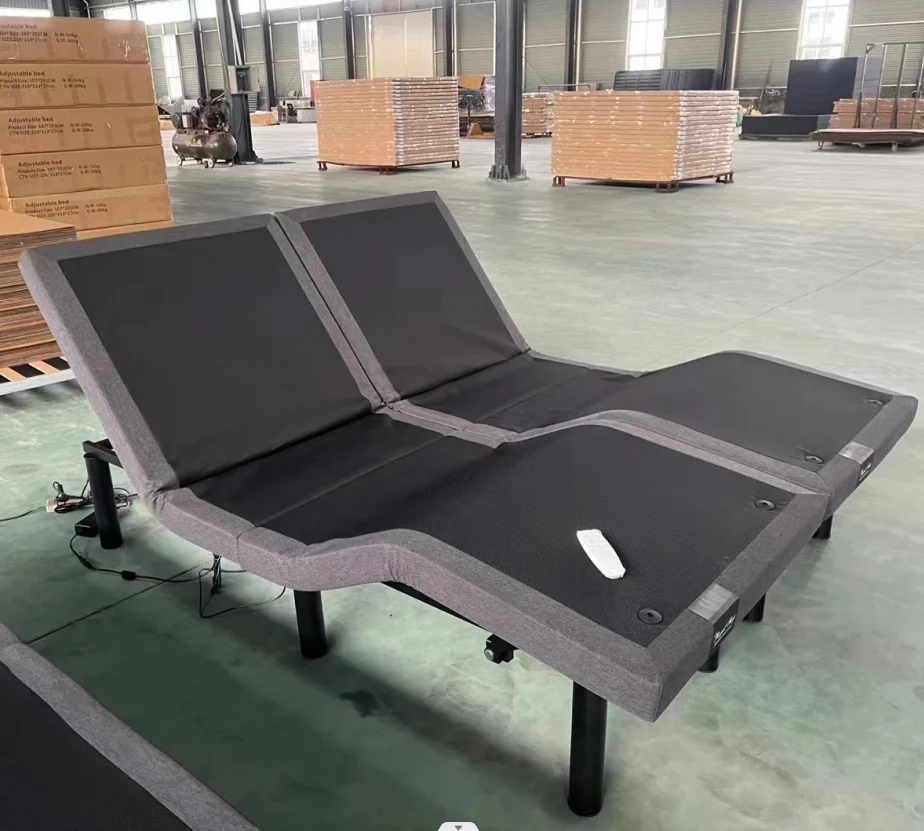 بيع المصنع مباشرة حجم الجملة تخصيص فاخر المسنين قابل للتعديل الملكة الملك إطار سرير كهربائي كهربائي #1