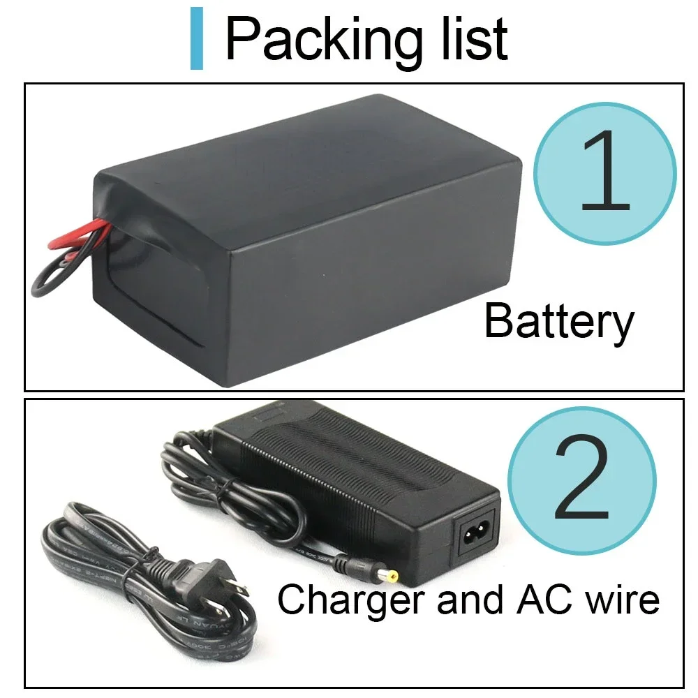 High Capacity Electric Vehicle  25Ah 36V Lithium ion Battery with 3A Charger