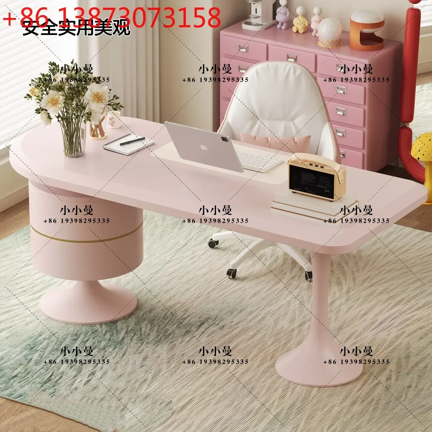 2026 new home modern light luxury Italian minimalist Internet celebrity antique desk