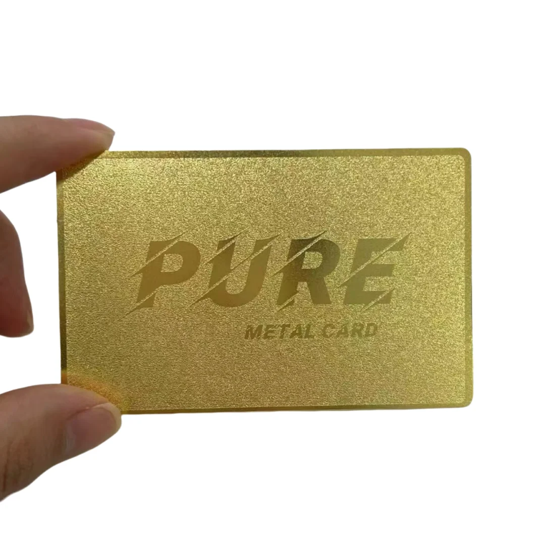 Customized inquiry Cheap Custom Metal Business Card Stainless Steel Engraved Metal Plated VIP Card