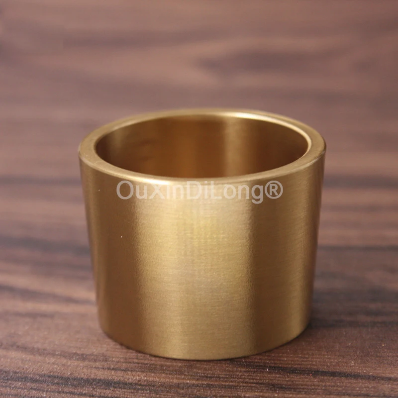 8PCS Brass Cup Furniture Leg Sofa Leg Tube Tip Cap TV Cabinet Leg Cone Cover Chair Feet Protector Furniture Hardware FG1069