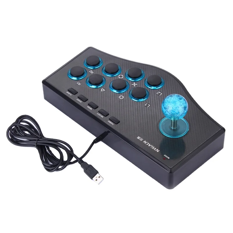 For PS3/PC Gamepad Battle Stick Android Plug USB Joystick Game Controller Arcade Joystick