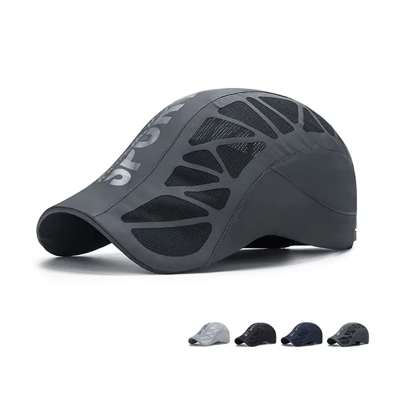 1 piece of summer outdoor fashionable sports breathable mesh men's duckbill cap