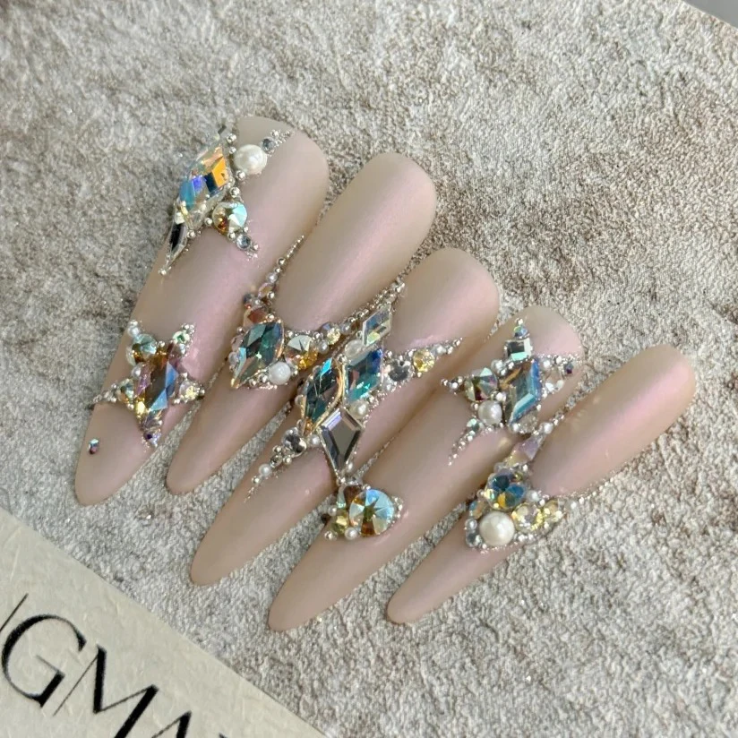 Wholesale Water drop Crystal Flat Back Nail Rhinestone Pixie Strass Crystals Nail Art Stones 3D Nails Salon Decoration