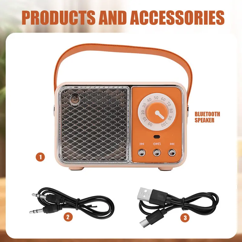 HFES Bluetooth Speaker Portable Sound Speaker Music Wireless Radio FM Mini Blootooth Audio