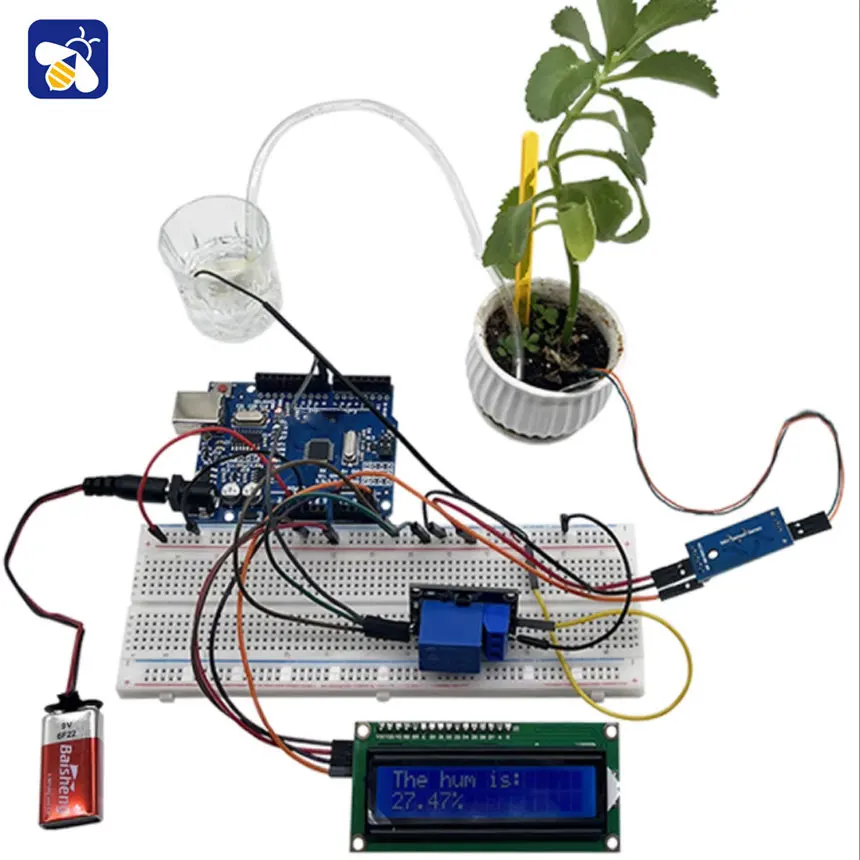 UNO R3 automatic flower watering watering kit creator competition steam education programming DIY development board uno package