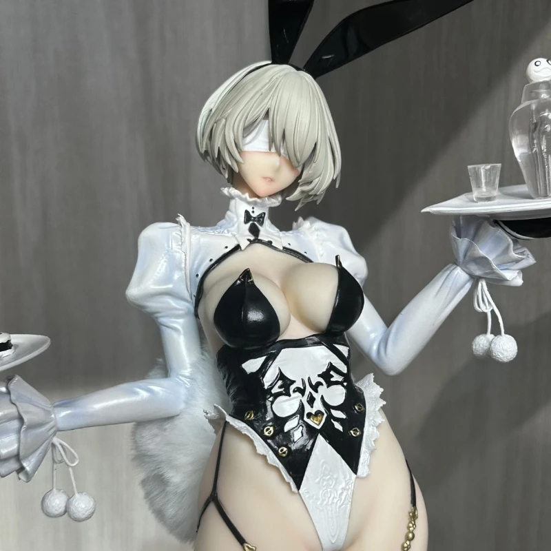 Games/Anime/Peripherals/Dolls Mechanical Era Neil 40CM Bunny Girl Black Silk Suspender Two dimensions Sexy beautiful girl Figure - view 2