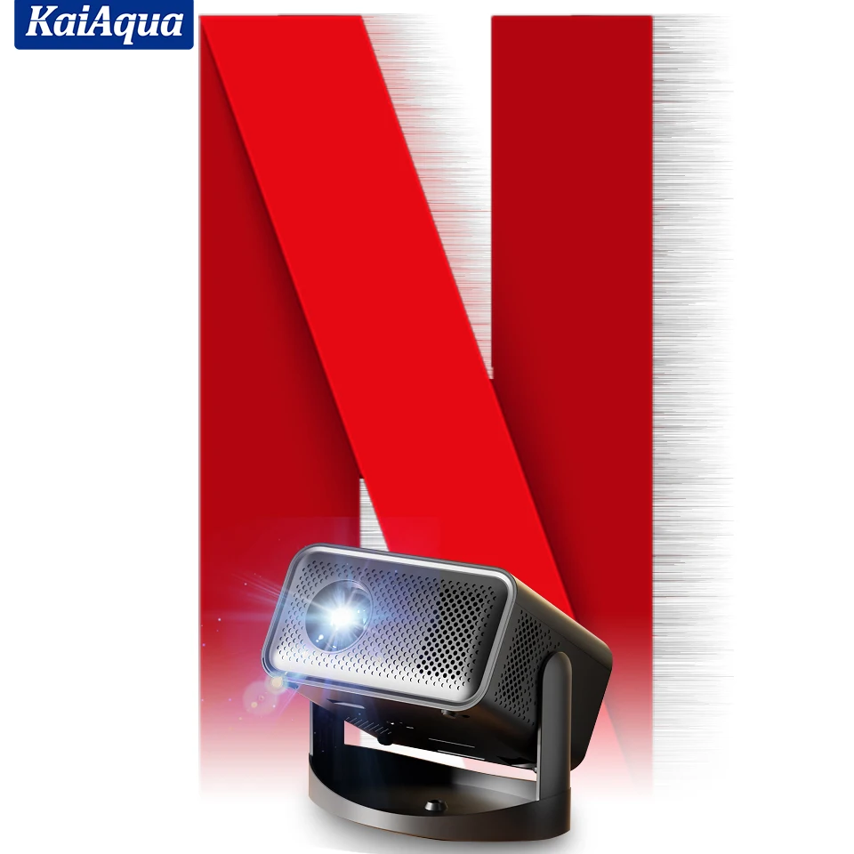 جهاز عرض HT23 Plus Android 11 350ANSI بتركيز تلقائي أصلي 1080P يدعم 4K مع Wifi6 BT5.0 1 + 8G جهاز عرض خارجي محمول للفيلم