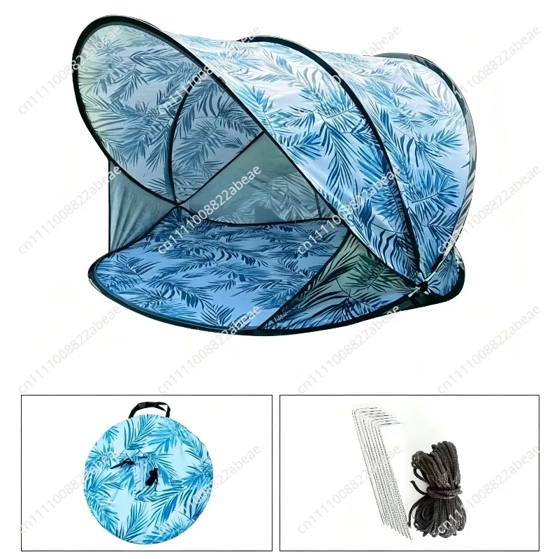Beach Tent with Sun Protection & Windproof, Auto Pop Up Easy Setup, Portable Fold for  Play