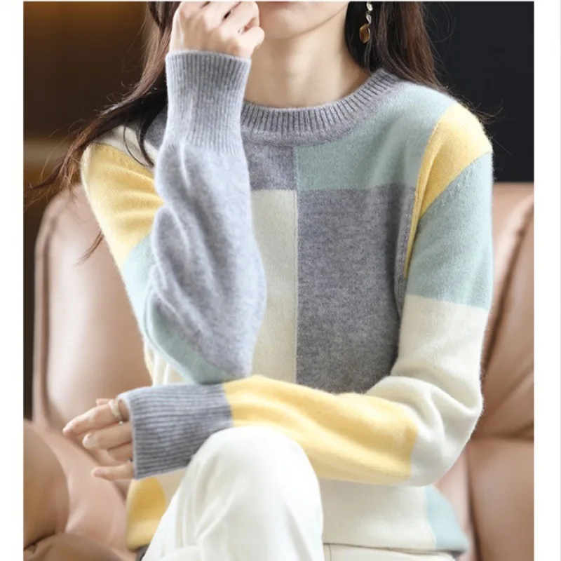 2024 Knit Women\'s Sweater Vrouw Truien Dames Pull Hiver Femme Chandails Frau Pullover Winter Clothes Knit Tops Women Sweaters