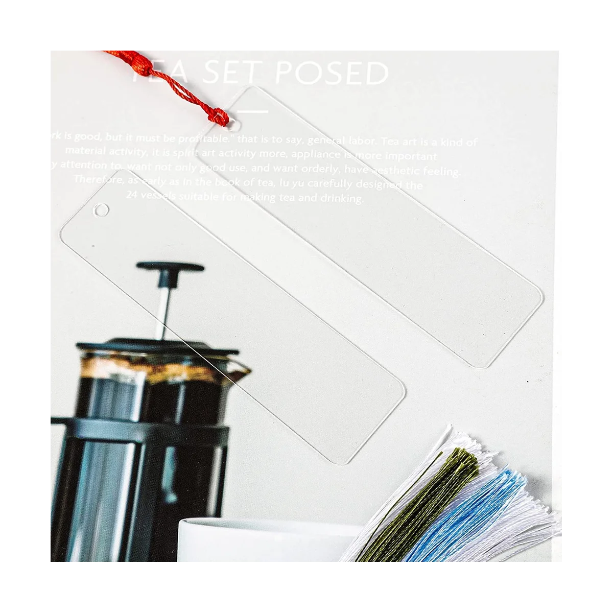 Акриловые заготовки для книг, 30 шт. прозрачных акриловых искусств с 30 шт. разных цветов для подарков